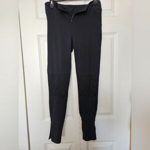 Fox Black Quilted Panel Leggings